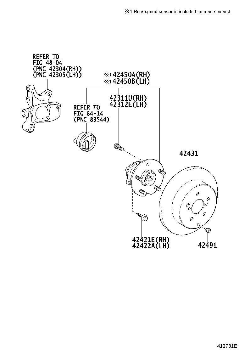 42340-48070 SHAFT ASSY, REAR DRIVE, RH product image