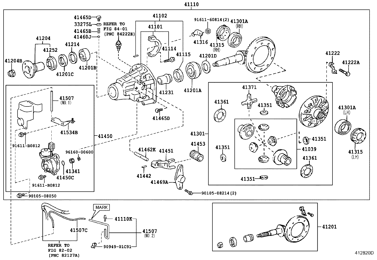 41110-35B30 CARRIER ASSY, DIFFERENTIAL, REAR product image