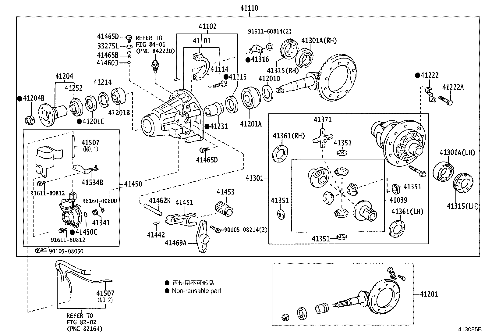41110-0K091 CARRIER ASSY, DIFFERENTIAL, REAR product image