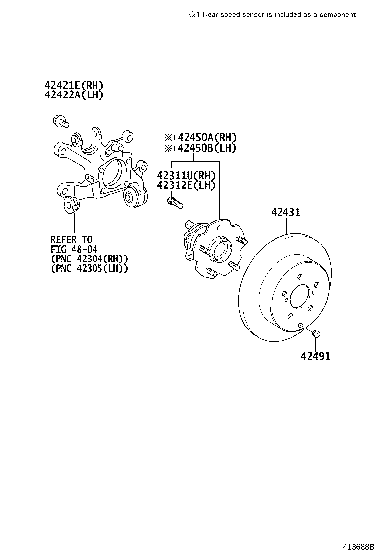 42431-0R010 DISC, REAR product image
