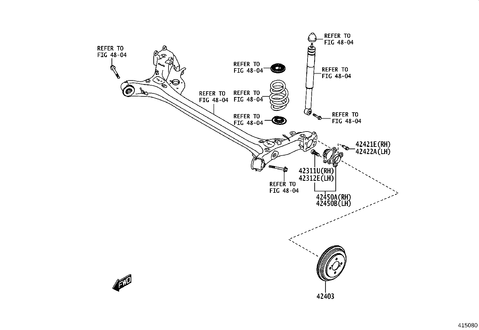 90118-WCK95 BOLT, HUB (FOR REAR AXLE RH) product image