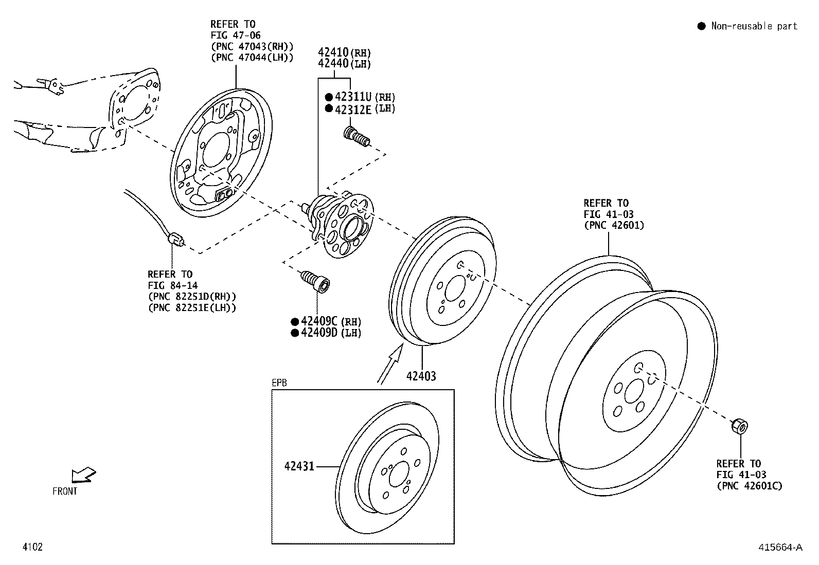 42431-BZ190 DRUM SUB-ASSY, REAR BRAKE product image