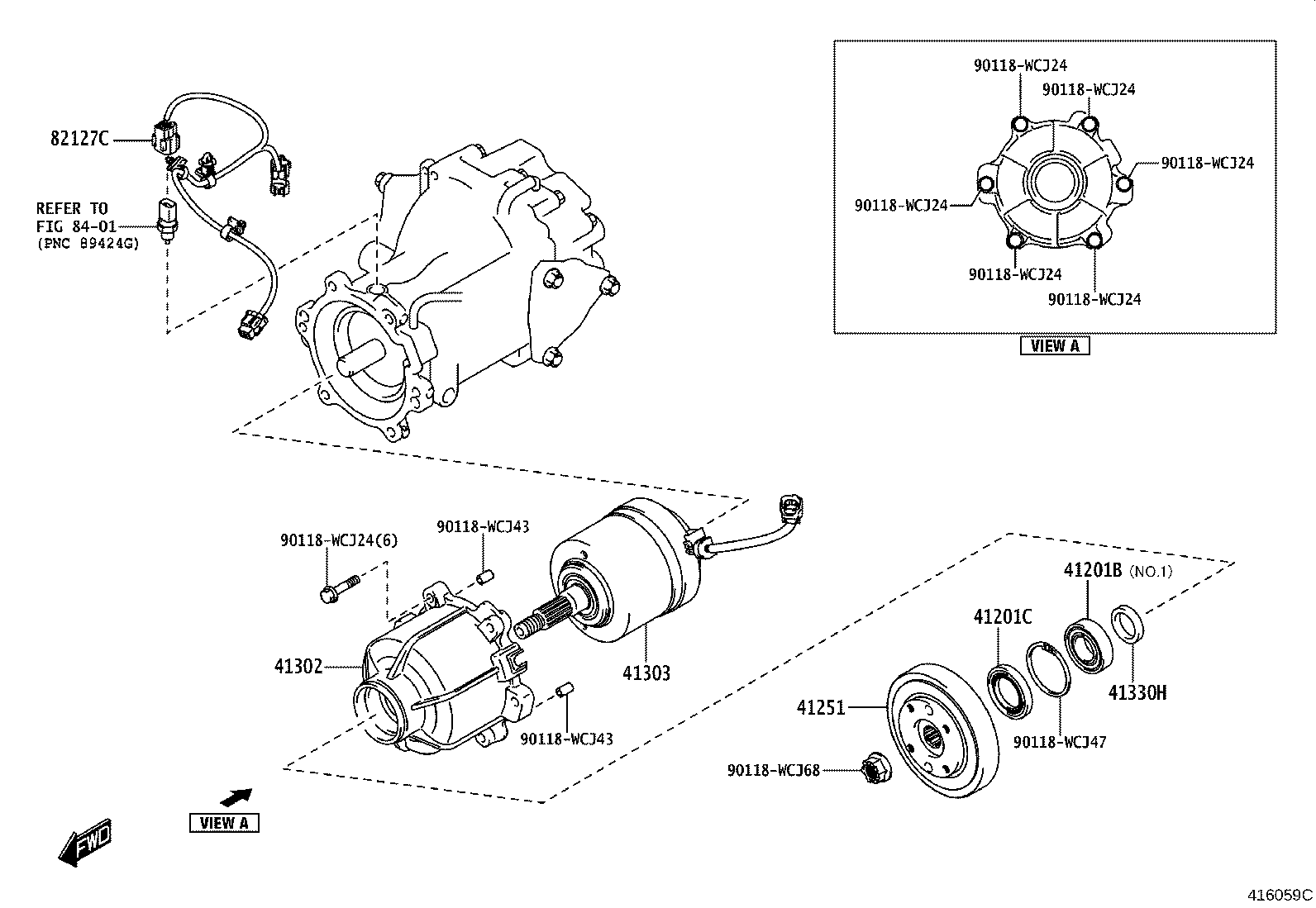 41341-WC004 PINION, REAR DIFFERENTIAL product image