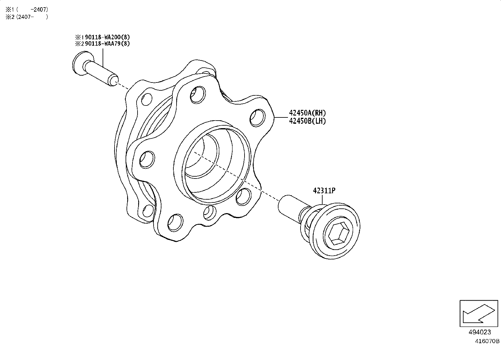 90118-WAA60 OIL SEAL, REAR DRIVE SHAFT, RH product image