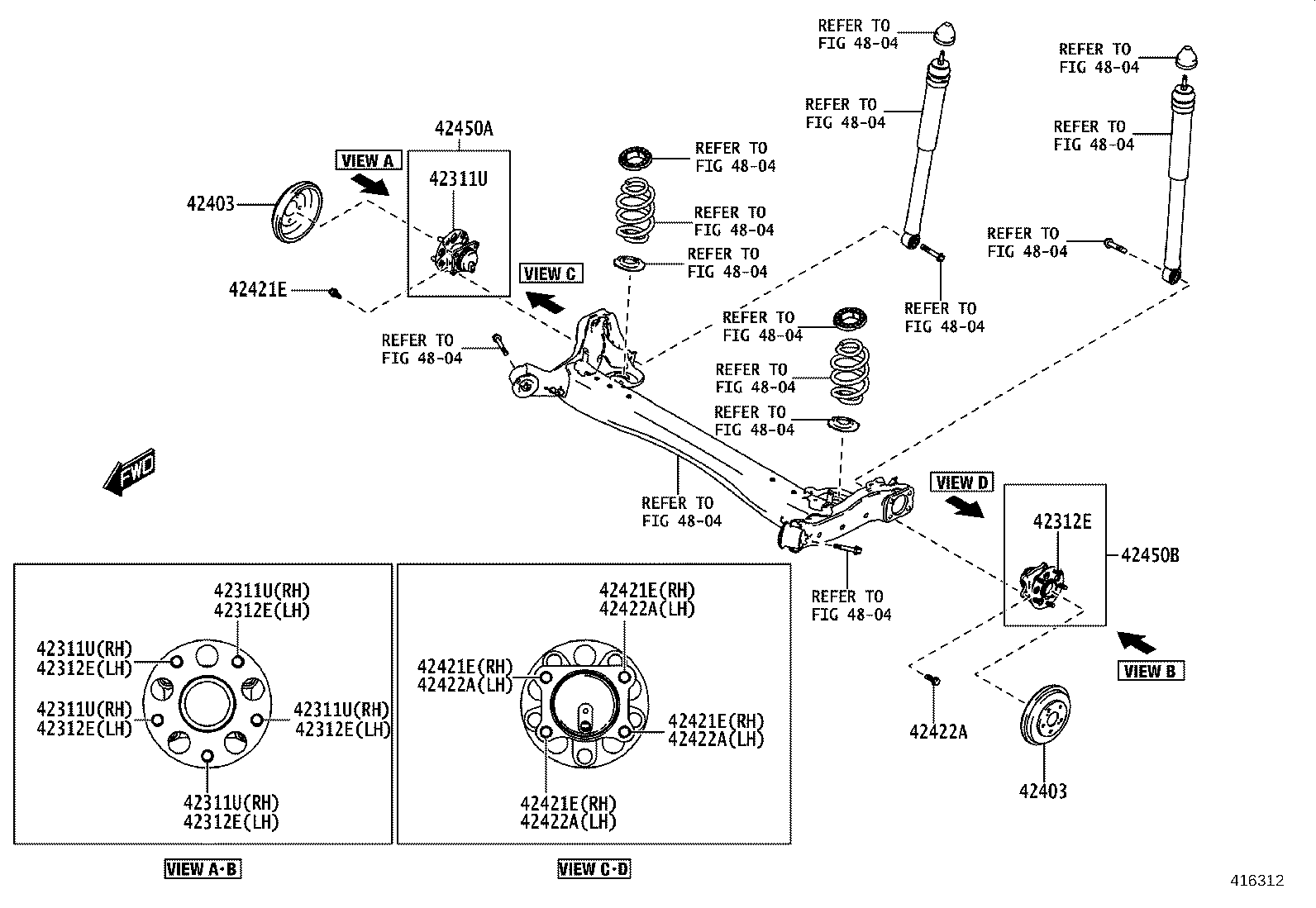 42431-WC006 DRUM SUB-ASSY, REAR BRAKE product image