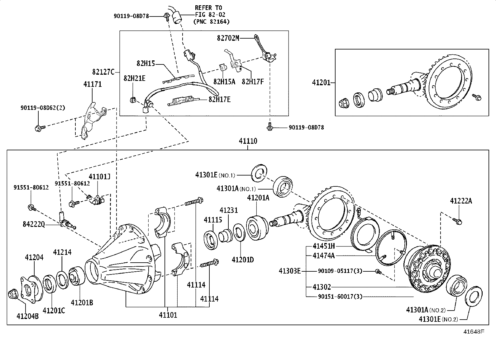 04412-60600 GASKET KIT, REAR DIFFERENTIAL CARRIER product image