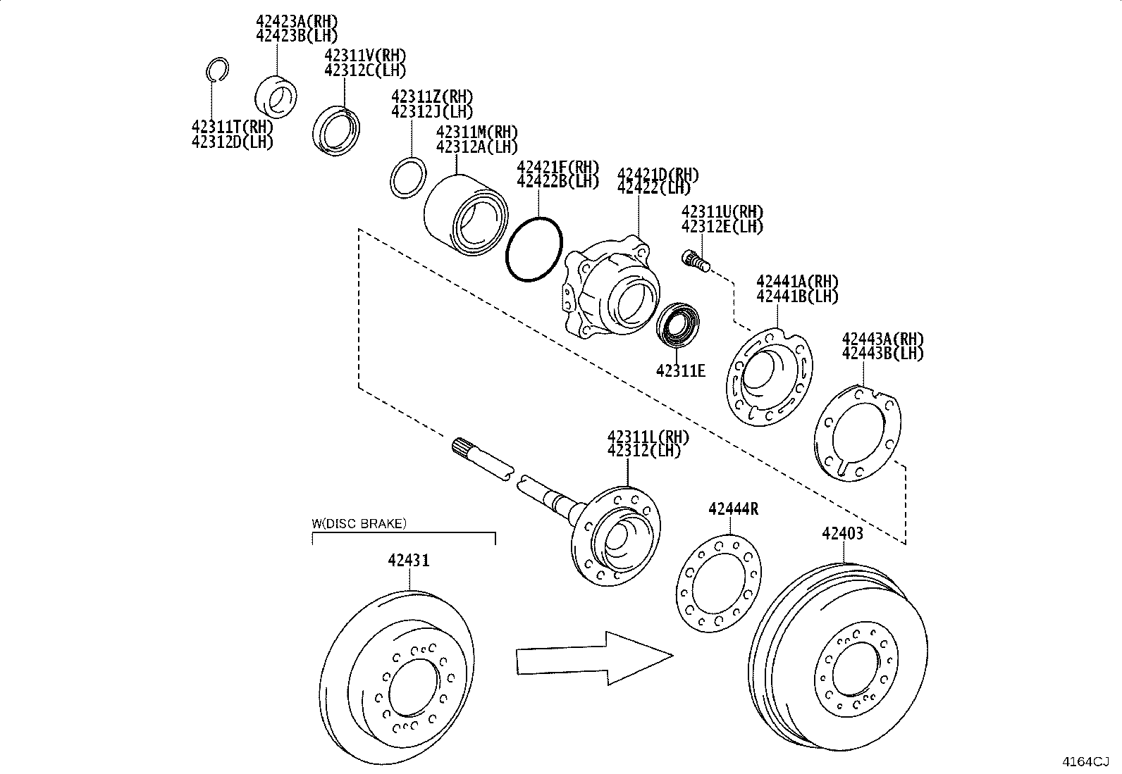 42431-0K310 DISC, REAR product image