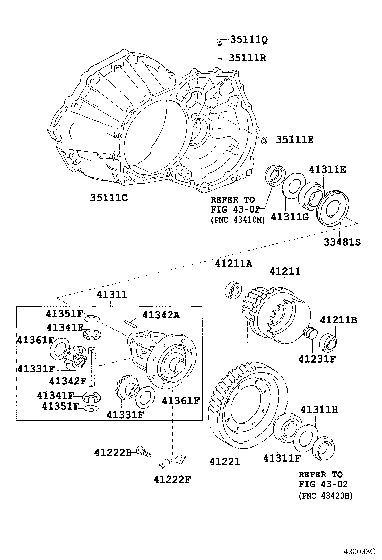 33481-42050 GEAR, SPEEDOMETER DRIVE (ATM) product image