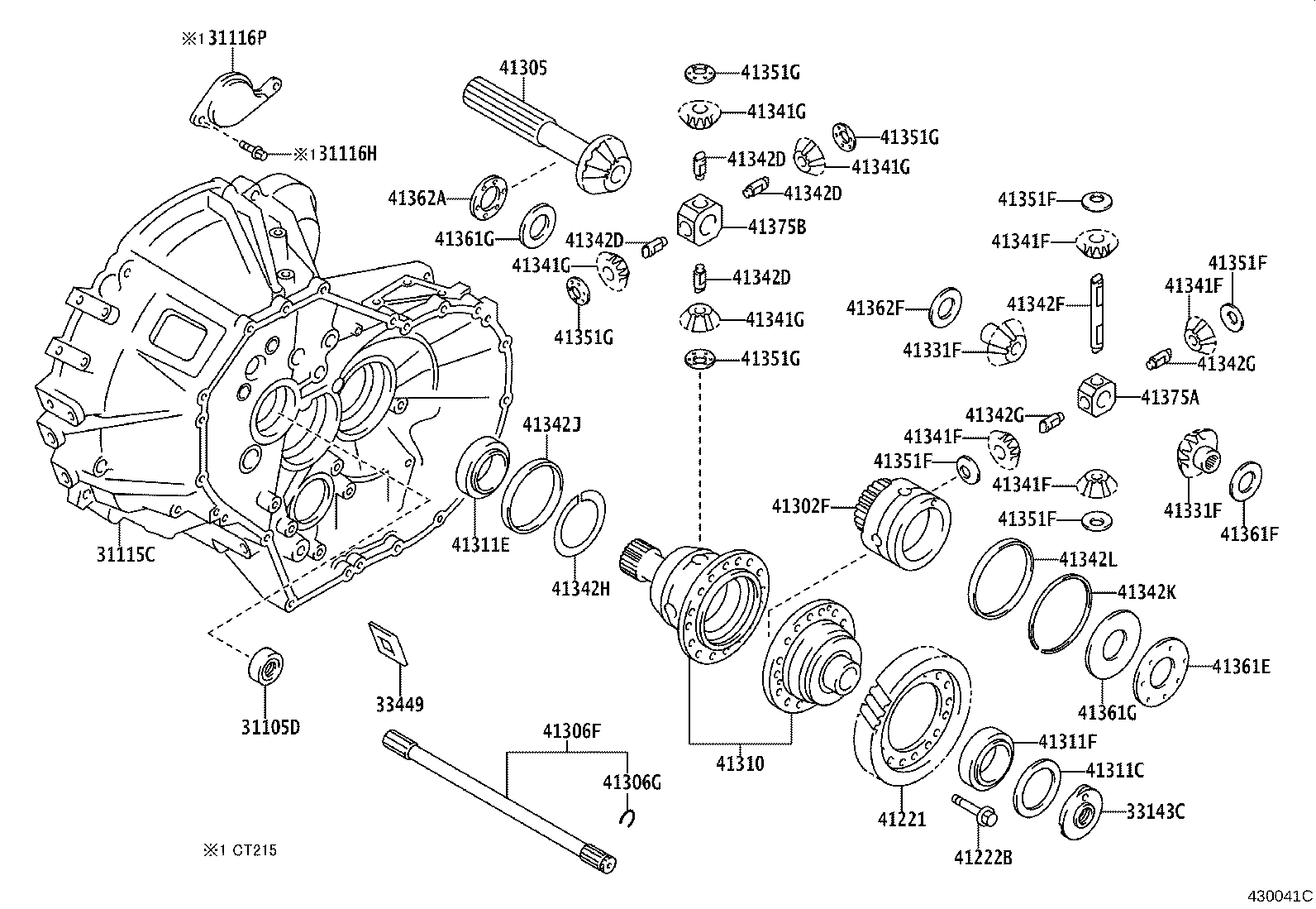 35105-21020 HOUSING, TRANSAXLE product image