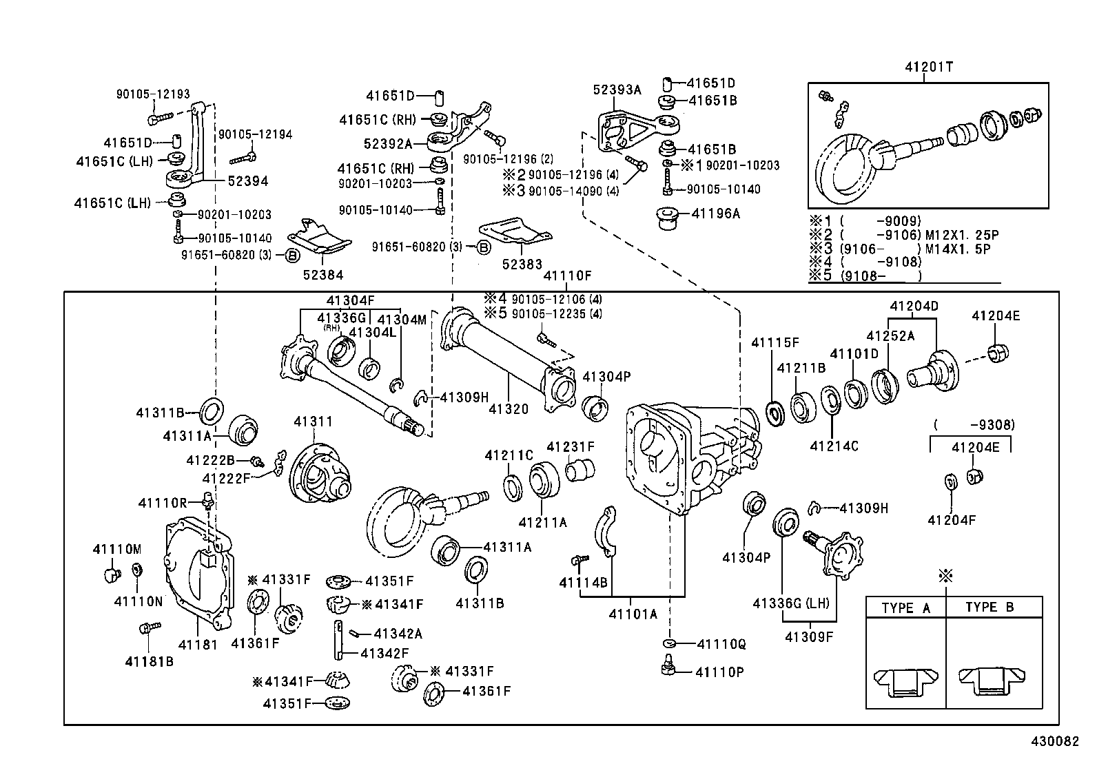 41110-28331 CARRIER ASSY, DIFFERENTIAL, FRONT product image