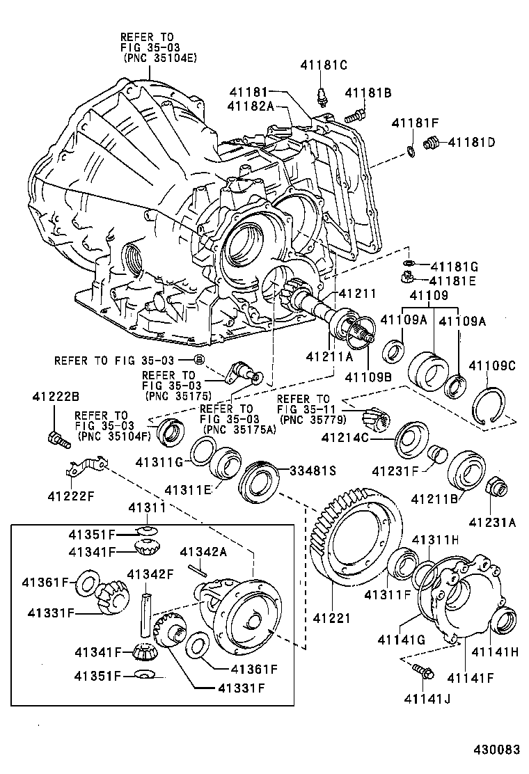 90311-34020 SEAL, OIL(FOR DIFFERENTIAL SIDE BEARING RETAINER) product image