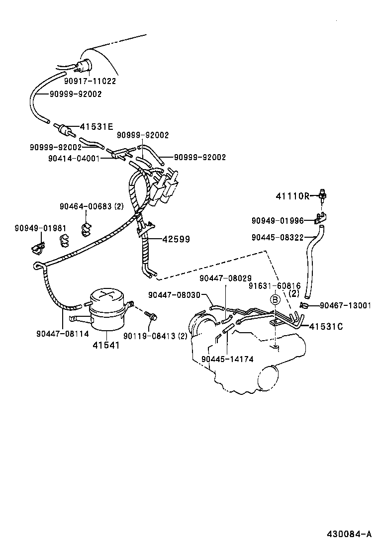 41110-35700 CARRIER ASSY, DIFFERENTIAL, FRONT product image