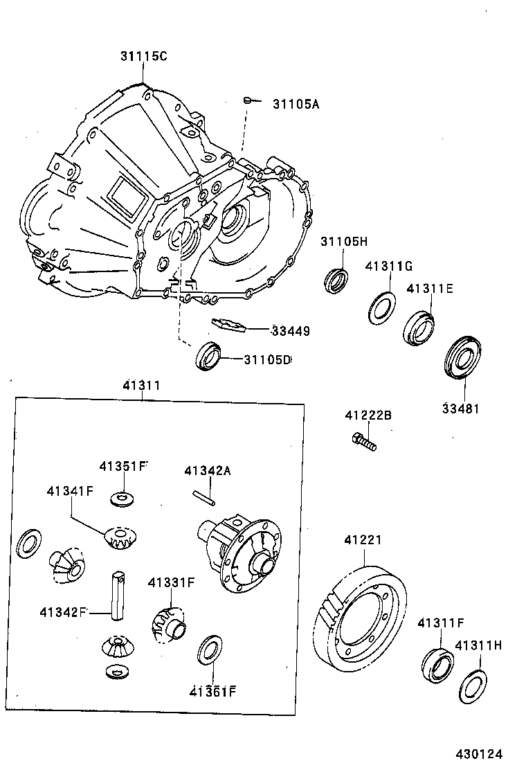 90311-35050 SEAL, OIL (FOR TRANSAXLE HOUSING) product image