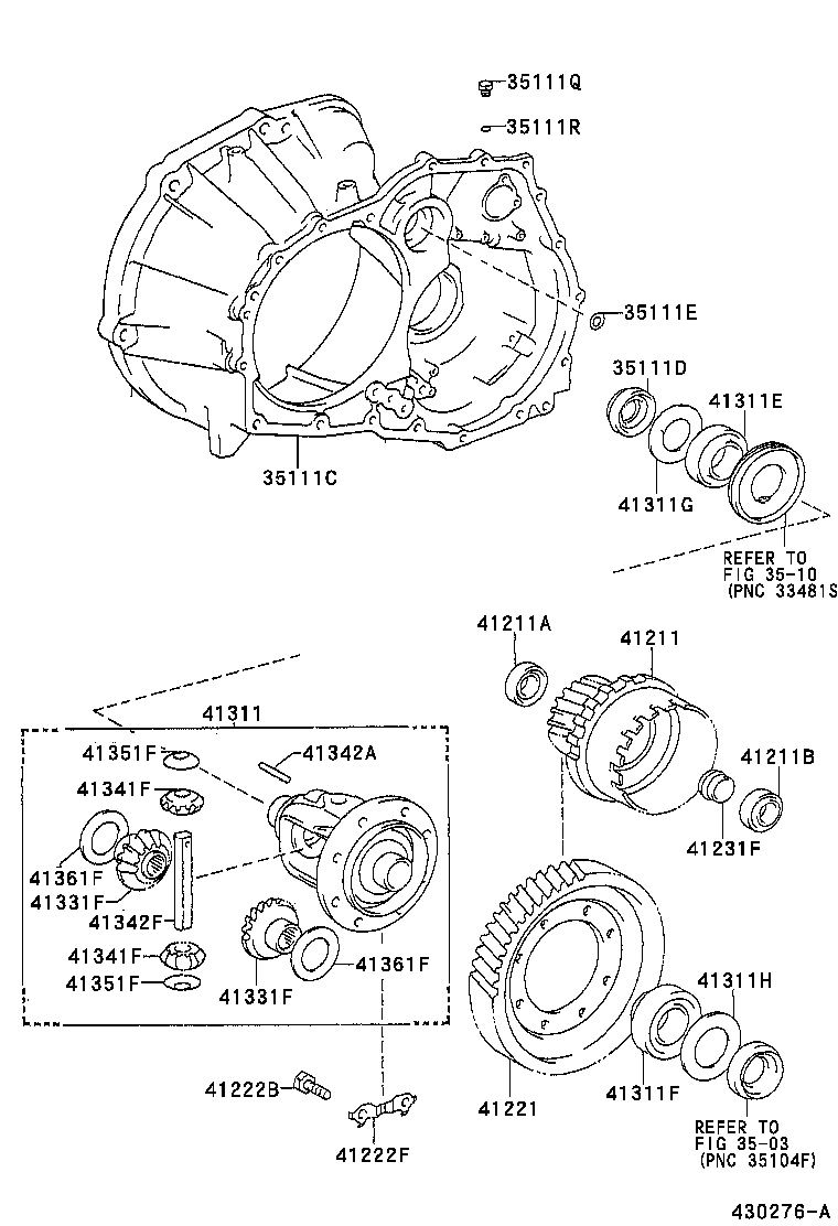 41206-12010 PINION, DIFFERENTIAL DRIVE product image