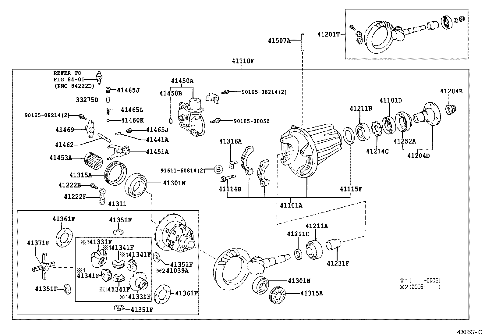 41110-6A160 CARRIER ASSY, DIFFERENTIAL, FRONT product image
