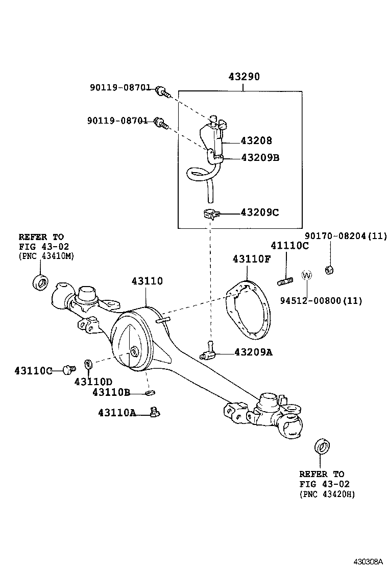 41110-6A160 CARRIER ASSY, DIFFERENTIAL, FRONT product image