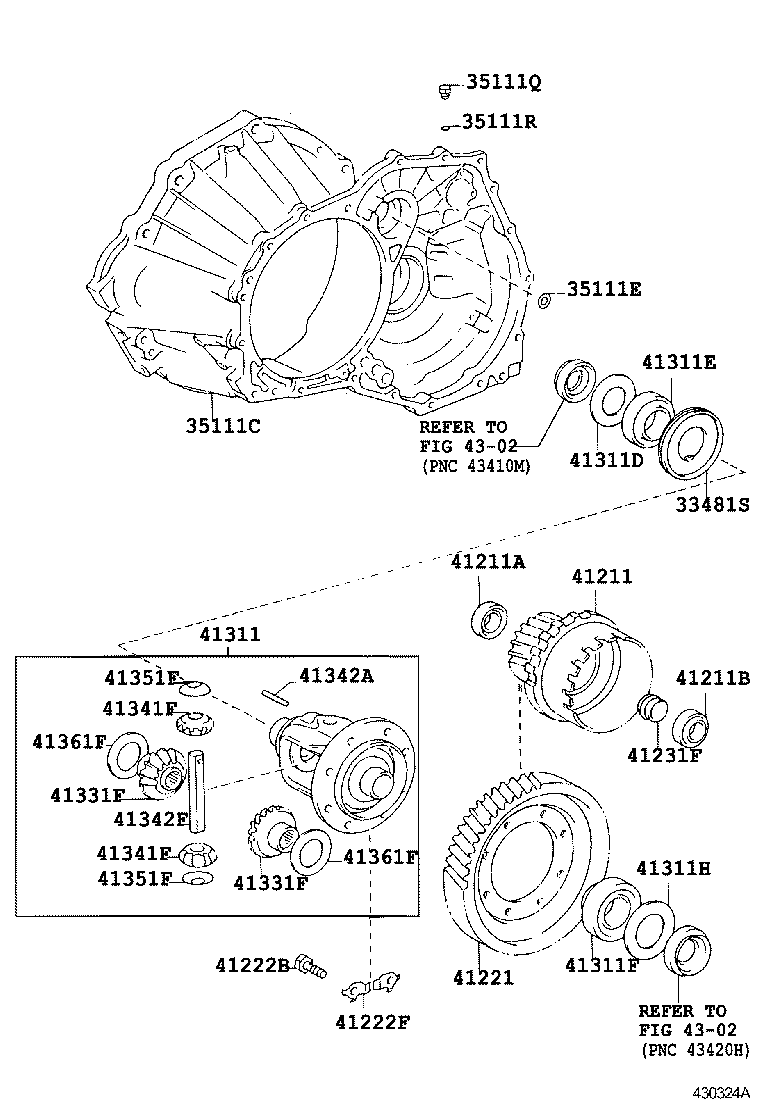 35105-20040 HOUSING, TRANSAXLE product image