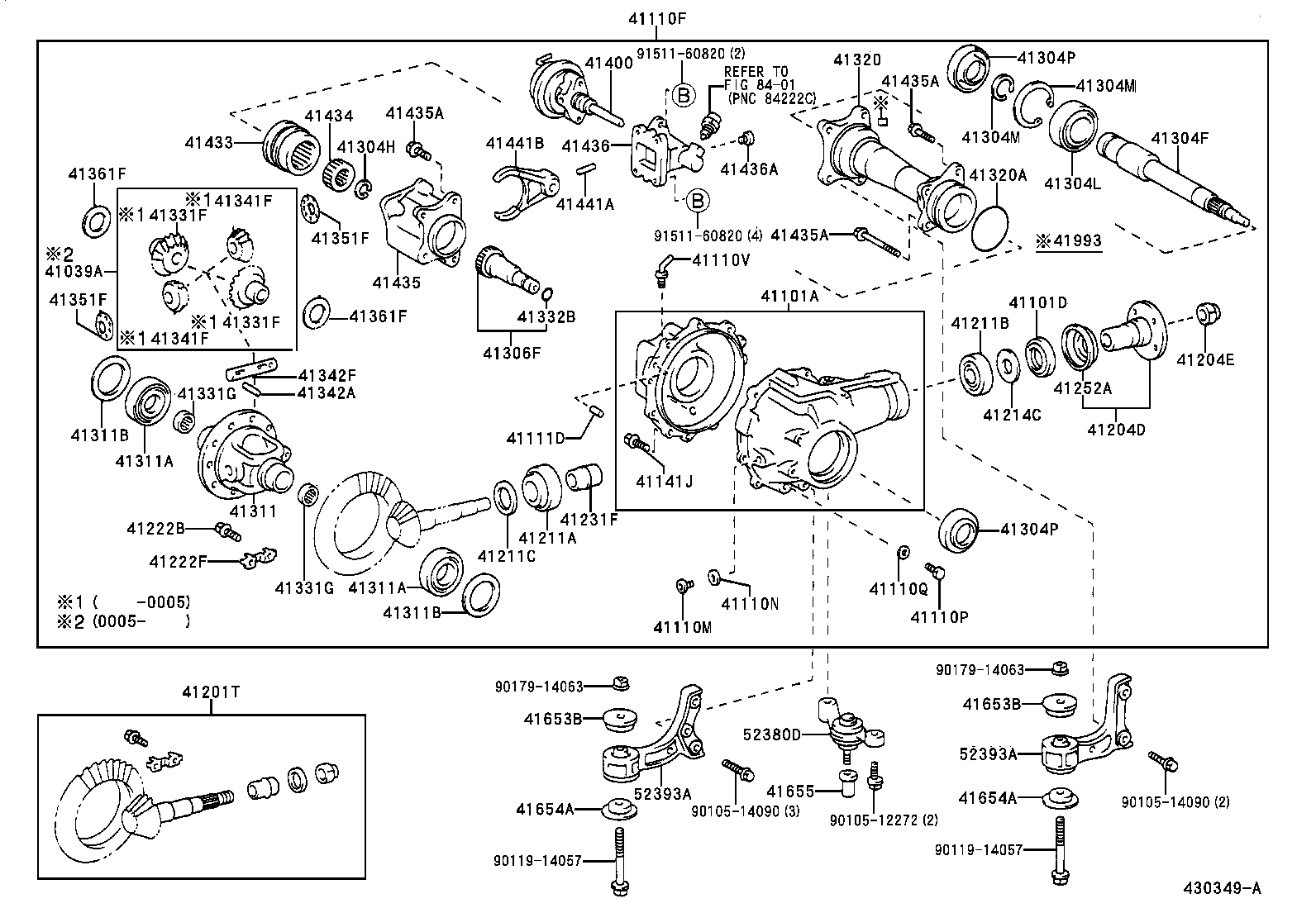 90311-47011 SEAL, OIL (FOR DIFFERENTIAL SIDE GEAR SHAFT) product image