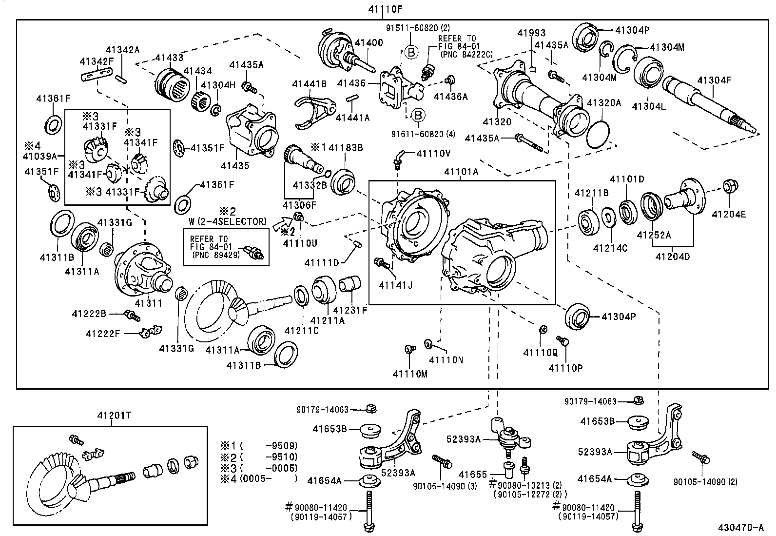 41110-35700 CARRIER ASSY, DIFFERENTIAL, FRONT product image
