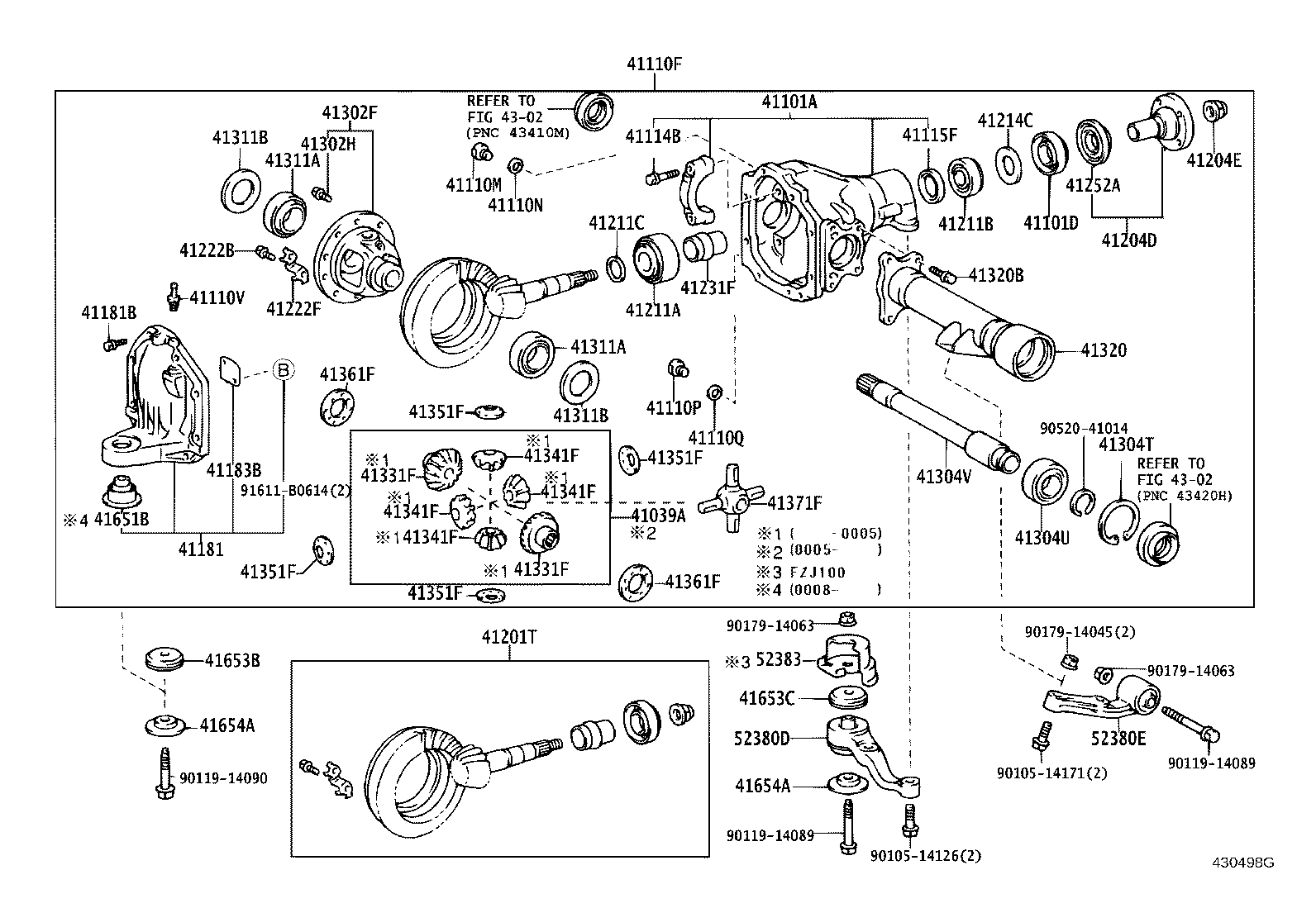41110-6A160 CARRIER ASSY, DIFFERENTIAL, FRONT product image