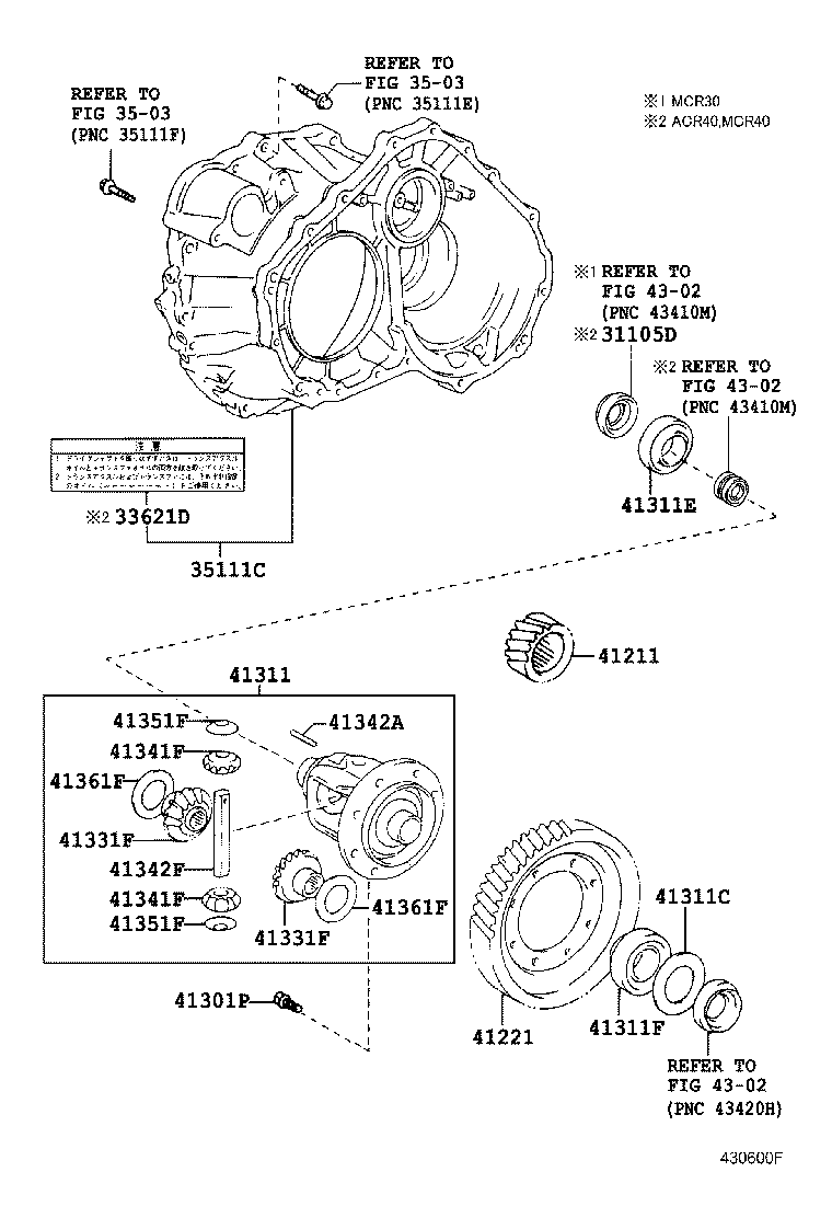 35105-28021 HOUSING, TRANSAXLE product image