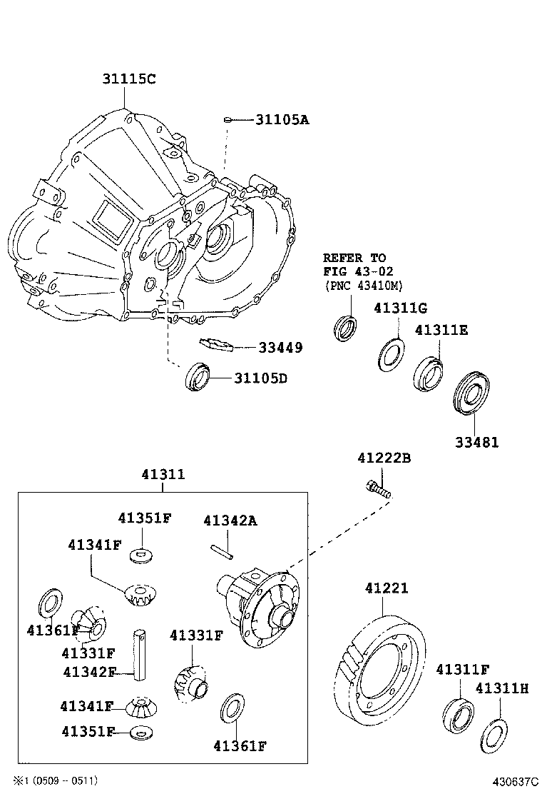 35105-42013 HOUSING, TRANSAXLE product image