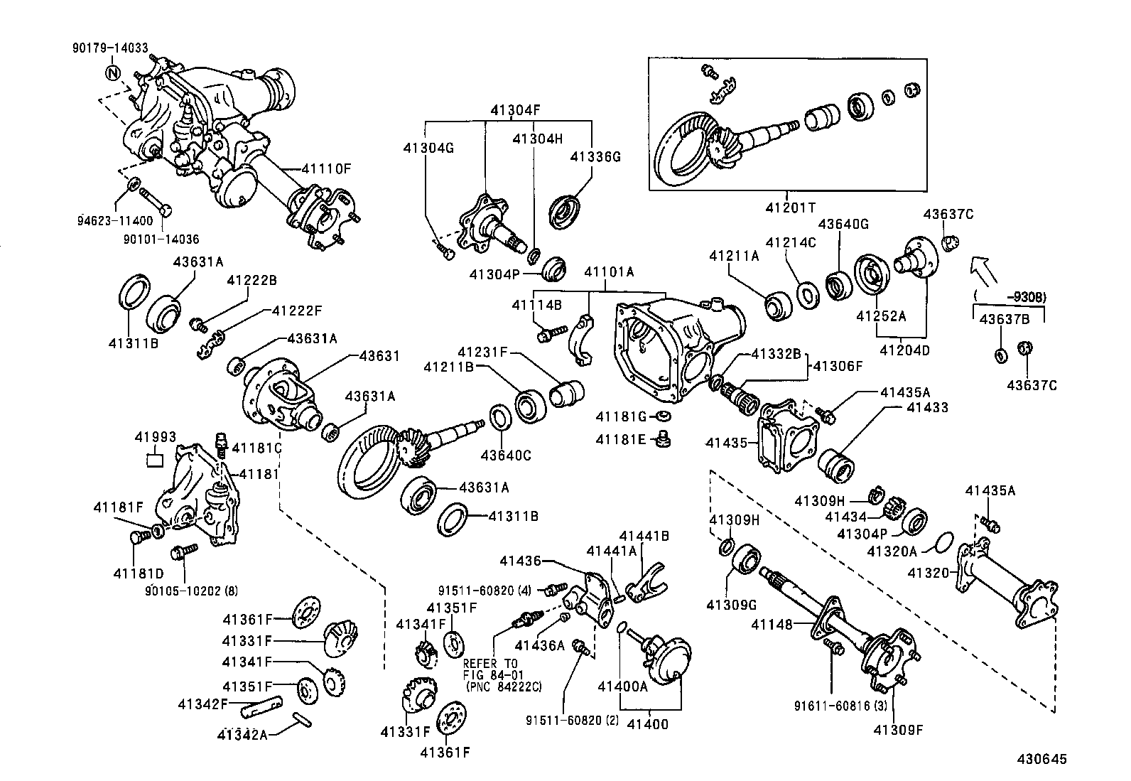 41110-35510 CARRIER ASSY, DIFFERENTIAL, FRONT product image