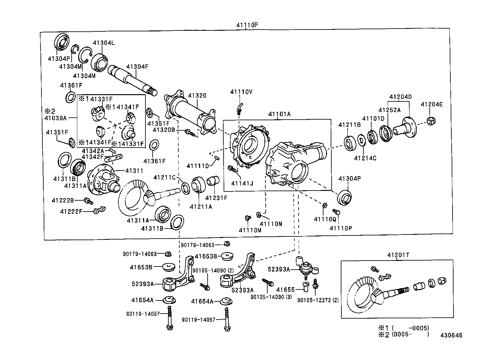 90311-47011 SEAL, OIL (FOR DIFFERENTIAL SIDE GEAR SHAFT) product image