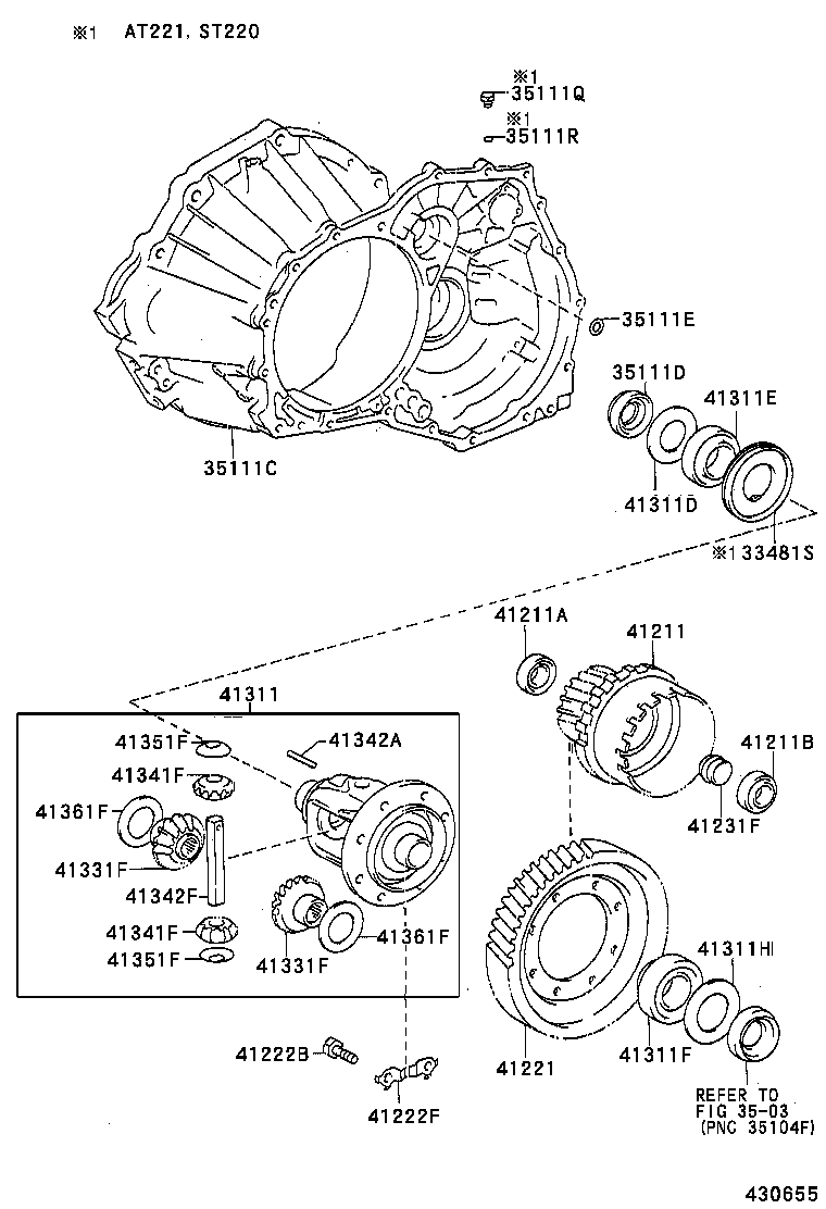 90311-35050 SEAL, OIL (FOR TRANSAXLE HOUSING) product image