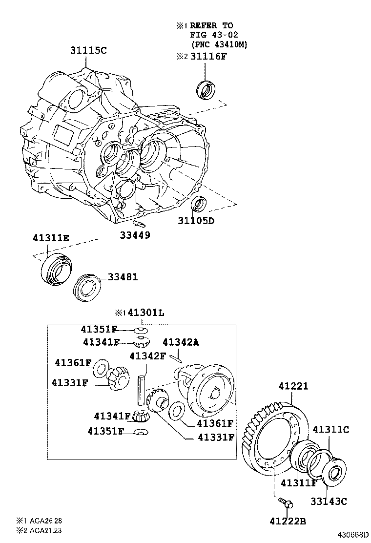 33481-42100 GEAR, SPEEDOMETER DRIVE product image