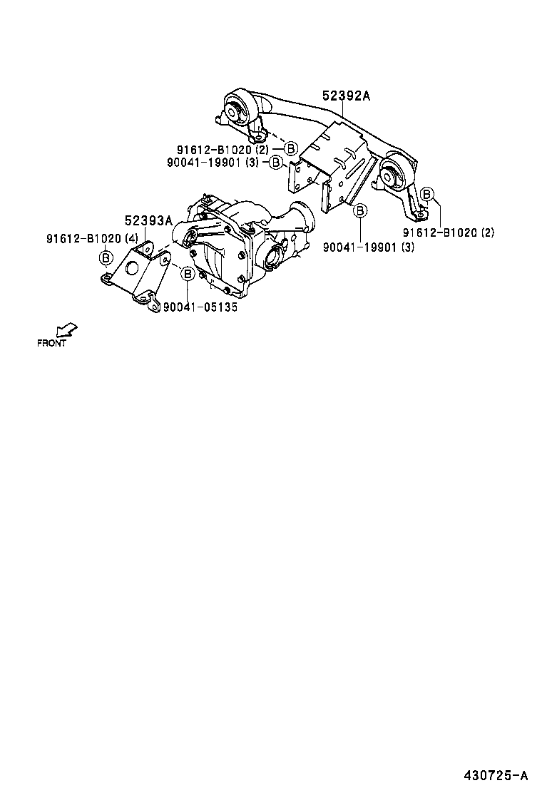 90043-11319 SEAL, OIL (FOR FRONT DIFFERENTIAL CASE) product image
