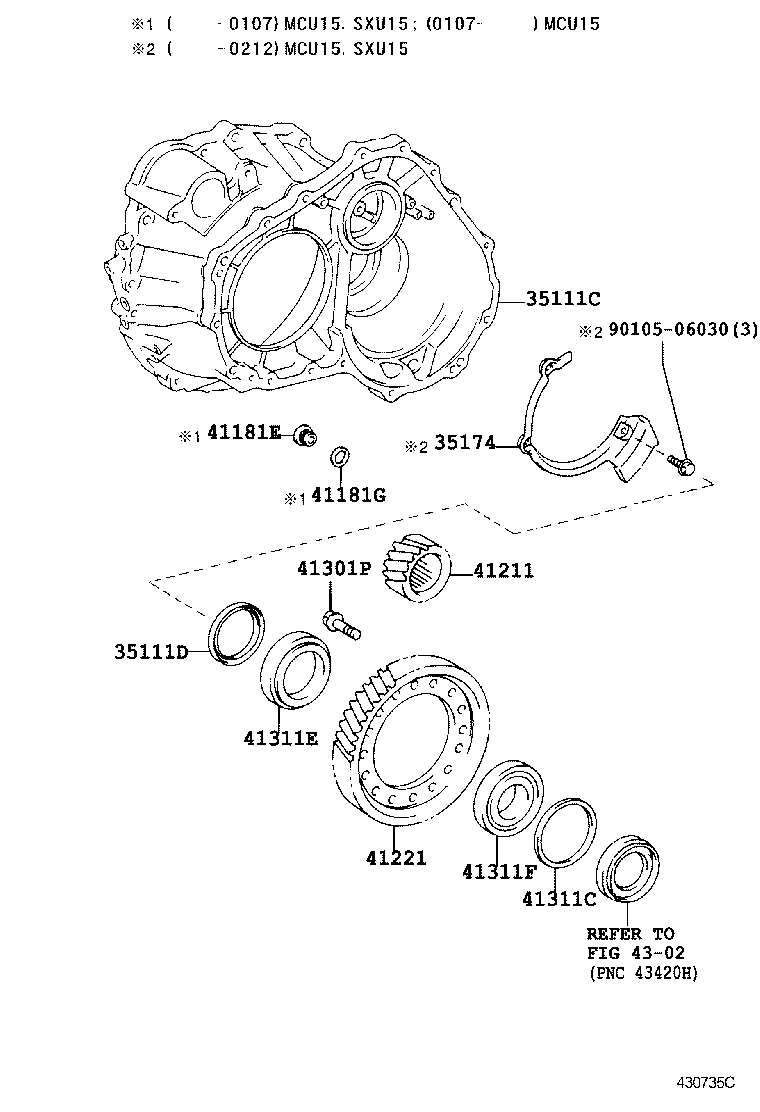41221-48020 GEAR, FRONT DIFFERENTIAL RING product image