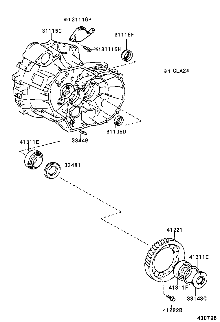 35105-42013 HOUSING, TRANSAXLE product image
