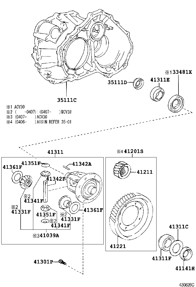 90080-31069 SEAL, OIL(FOR DIFFERENTIAL SIDE BEARING RETAINER) product image