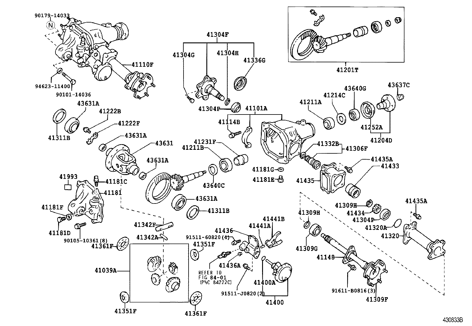 41110-35510 CARRIER ASSY, DIFFERENTIAL, FRONT product image
