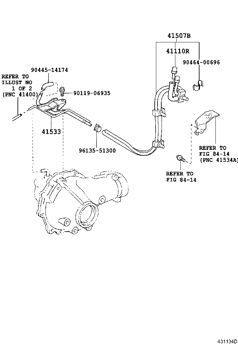41311-35110 CASE, FRONT DIFFERENTIAL product image