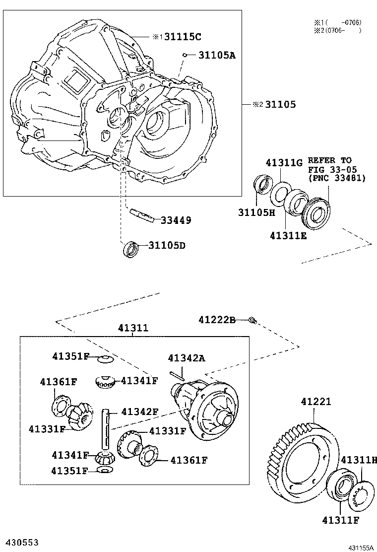 41341-0D020 PINION, FRONT DIFFERENTIAL product image