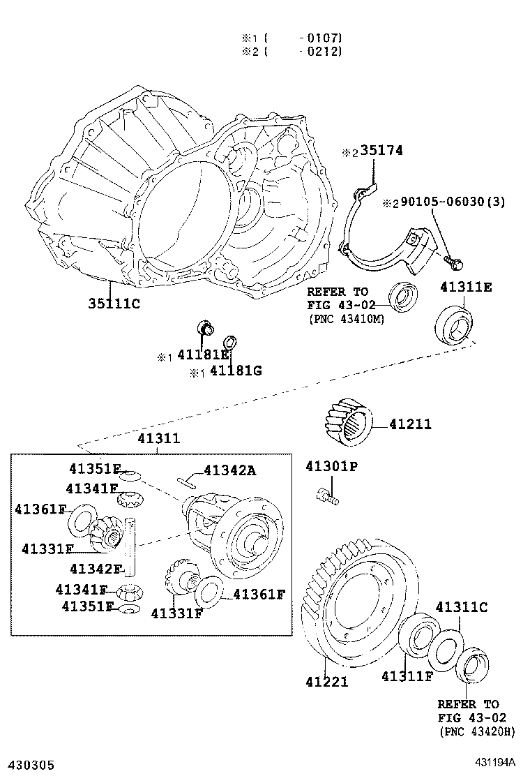 41221-48020 GEAR, FRONT DIFFERENTIAL RING product image