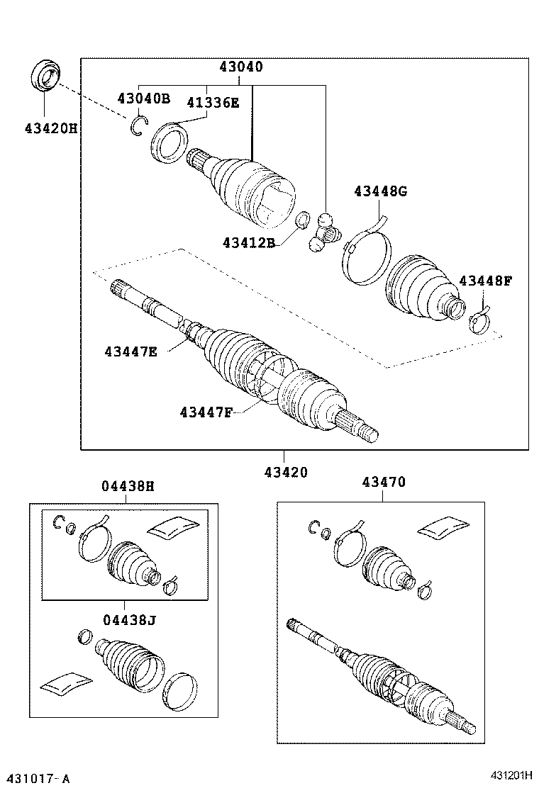 90311-34049 OIL SEAL, FRONT DRIVE SHAFT, LH product image