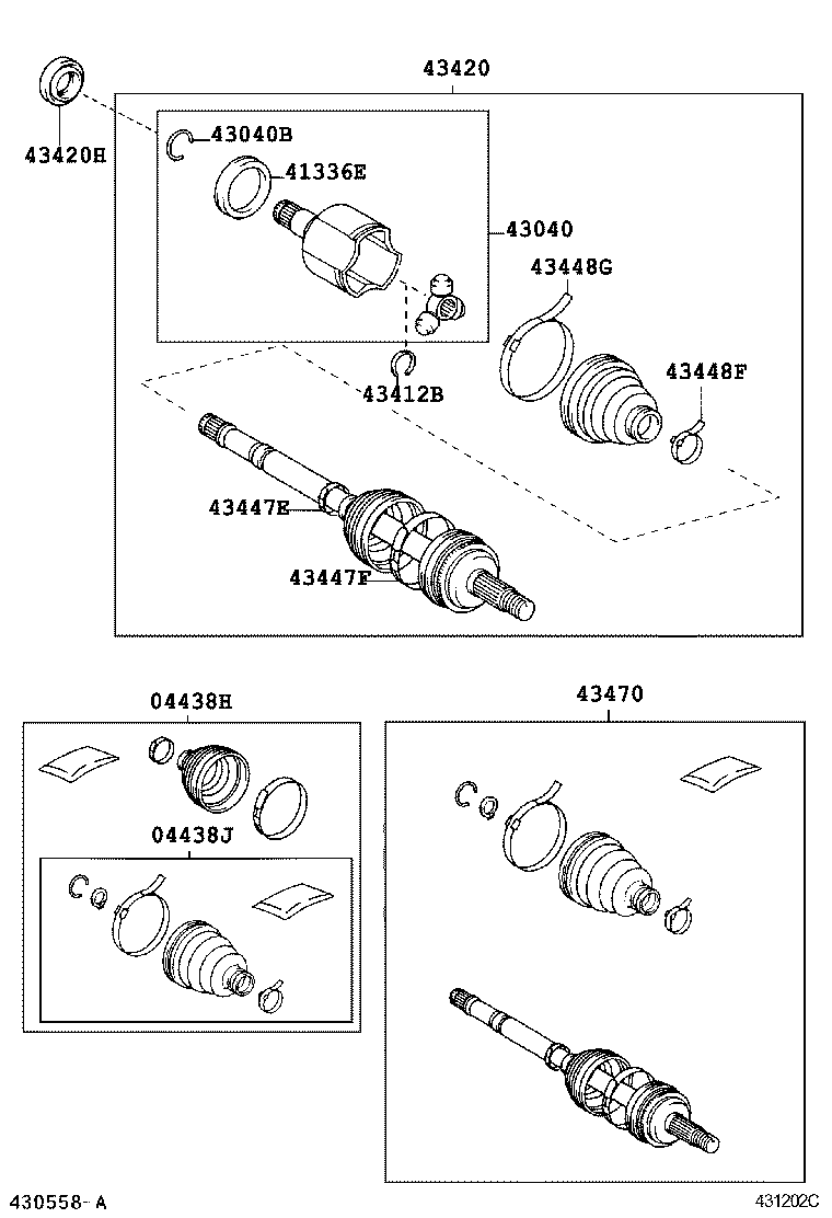 90311-34049 OIL SEAL, FRONT DRIVE SHAFT, LH product image