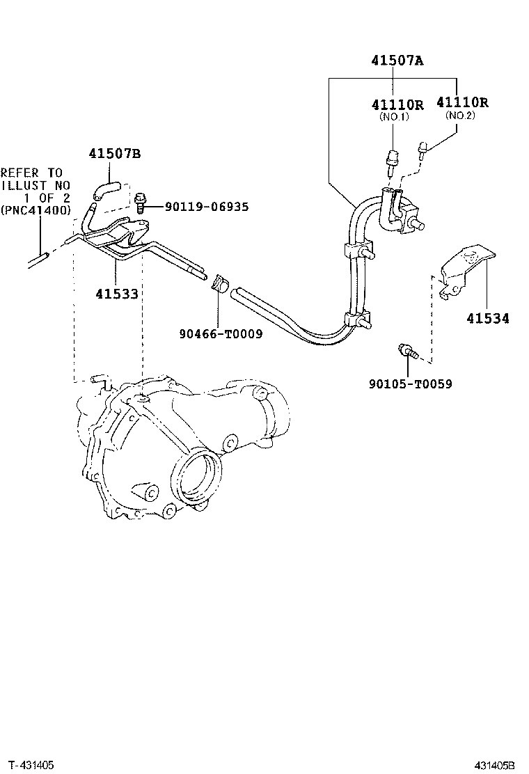 41101-0K030 CARRIER SUB-ASSY, DIFFERENTIAL, FRONT product image