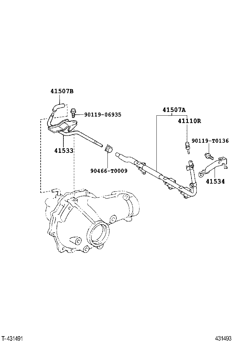 41110-0K311 CARRIER ASSY, DIFFERENTIAL, FRONT product image