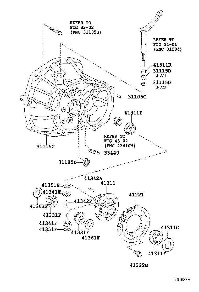 90311-23008 SEAL, OIL, NO.1(FOR FRONT TRANSAXLE CASE) product image