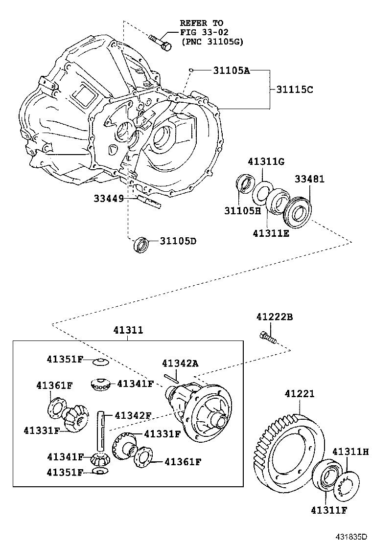 90311-34031 SEAL, OIL, NO.1(FOR FRONT TRANSAXLE CASE) product image