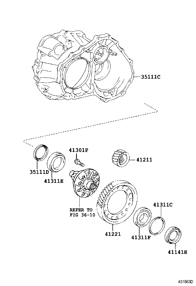 35105-28013 HOUSING, TRANSAXLE product image