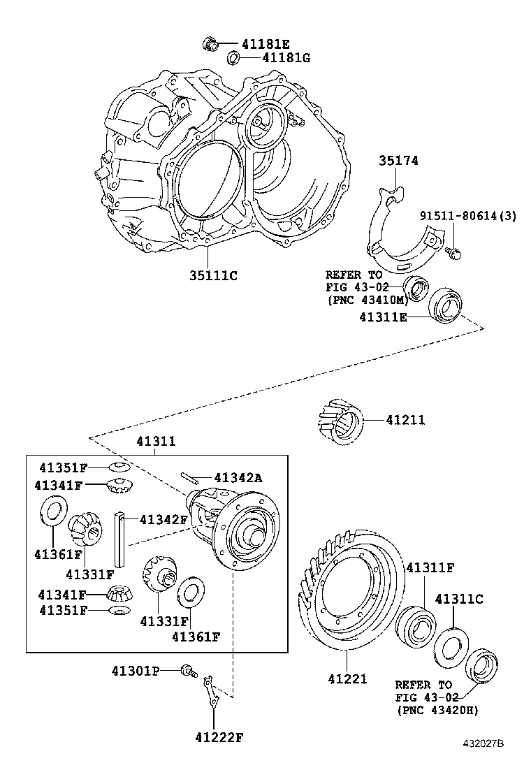 41221-12370 GEAR, FRONT DIFFERENTIAL RING product image