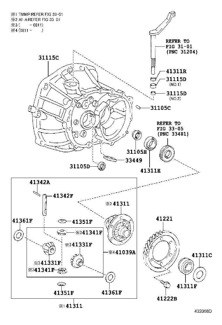 41341-05030 PINION, FRONT DIFFERENTIAL product image