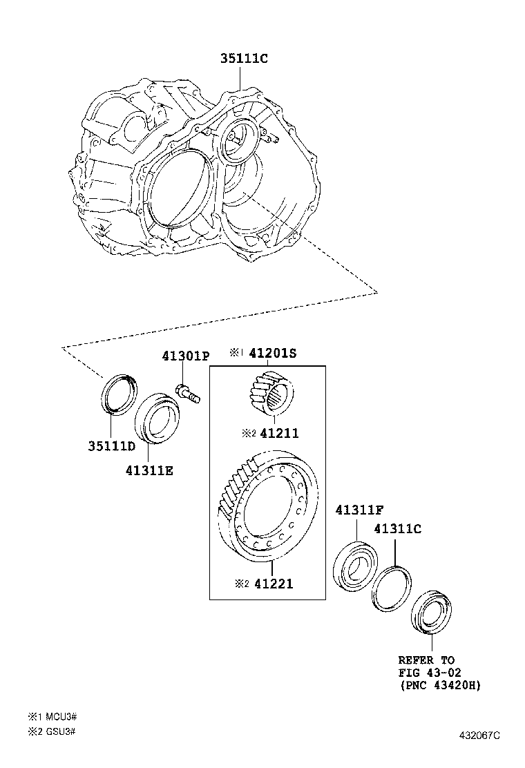 35105-48021 HOUSING, TRANSAXLE product image