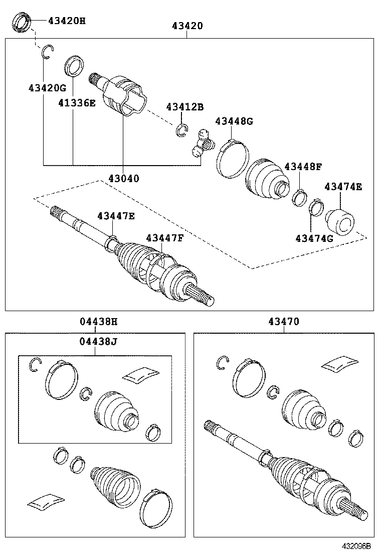 90311-40041 OIL SEAL, FRONT DRIVE SHAFT, RH product image