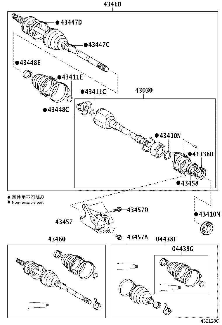 90311-35069 OIL SEAL, FRONT DRIVE SHAFT, RH product image